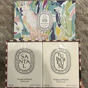 Two candle set santal + tubereuse